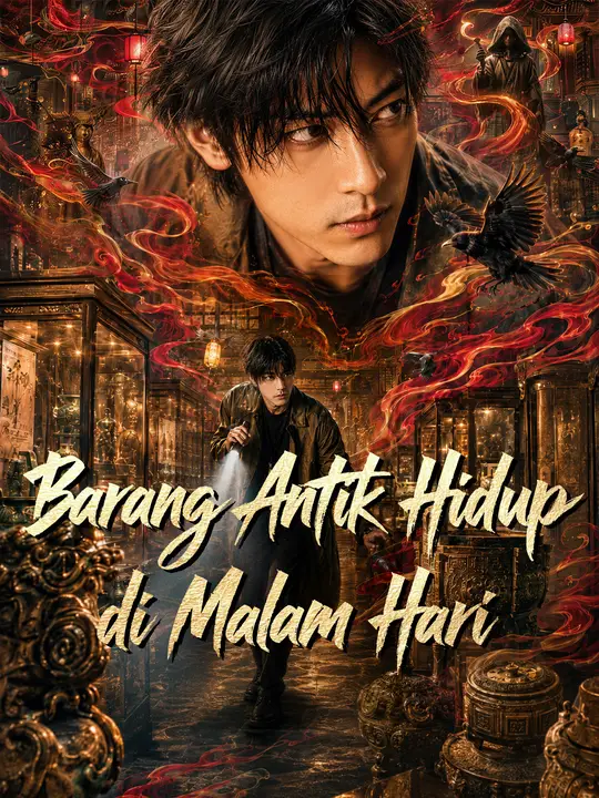Poster Barang Antik Hidup di Malam Hari