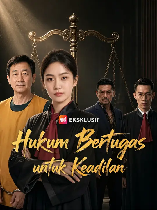 Poster Hukum Bertugas untuk Keadilan