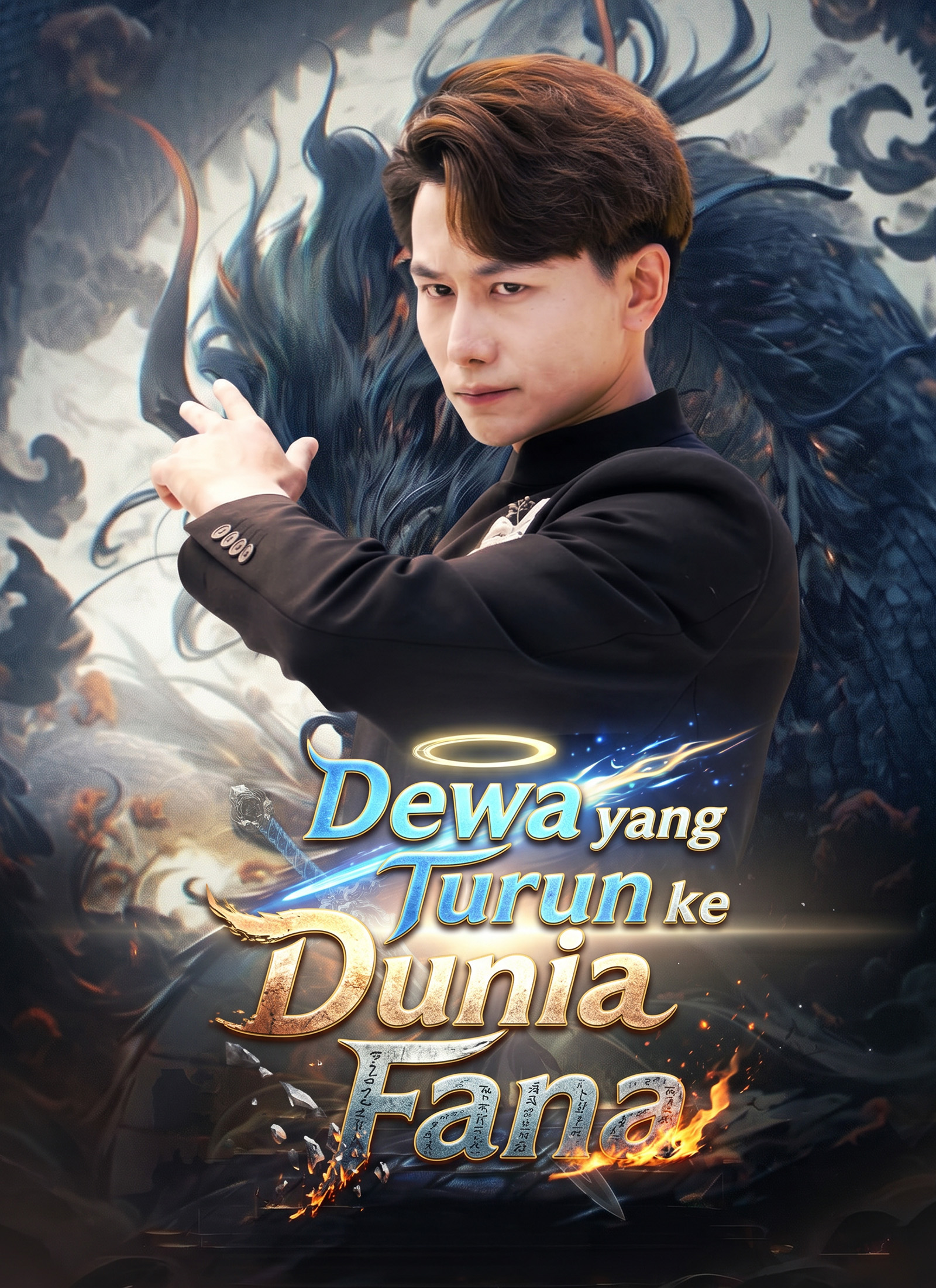 Poster Dewa yang Turun ke Dunia Fana