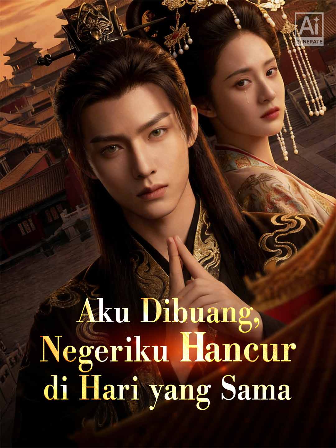 Poster Aku Dibuang, Negeriku Hancur di Hari yang Sama