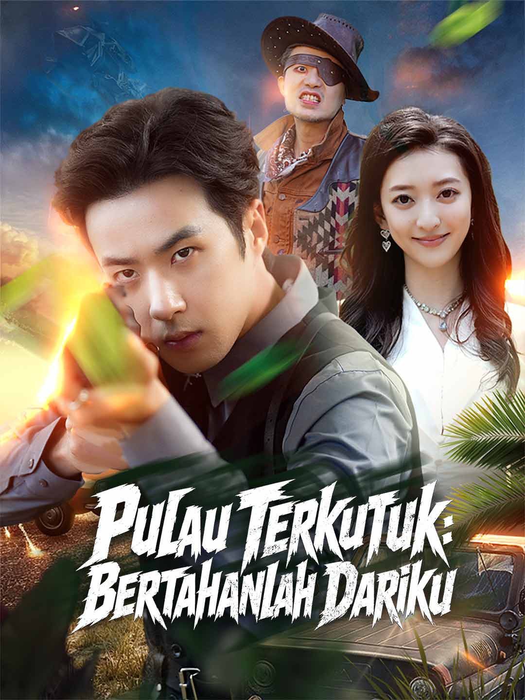 Poster Pulau Terkutuk: Bertahanlah Dariku