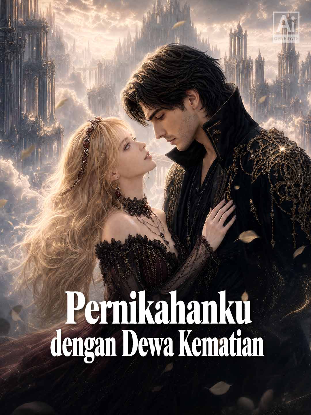 Poster Pernikahanku dengan Dewa Kematian