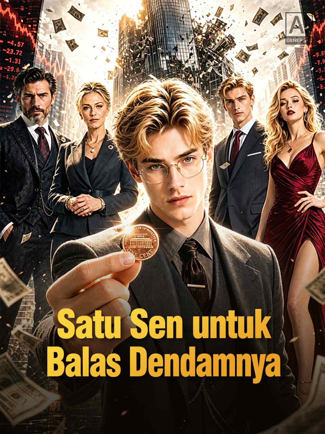 Poster Satu Sen untuk Balas Dendamnya