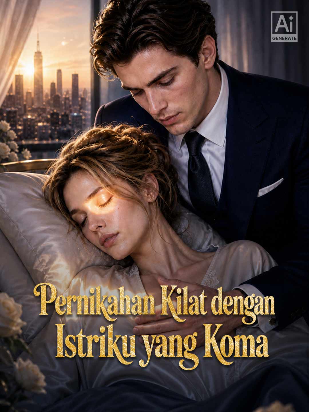 Poster Pernikahan Kilat dengan Istriku yang Koma