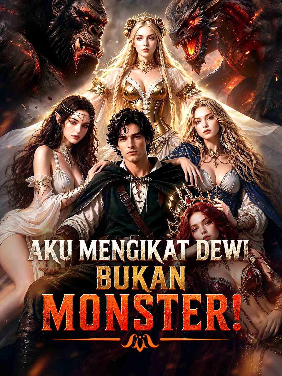 Poster Aku Mengikat Dewi, Bukan Monster!