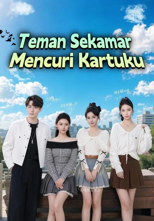 Poster Teman Sekamar Mencuri Kartuku